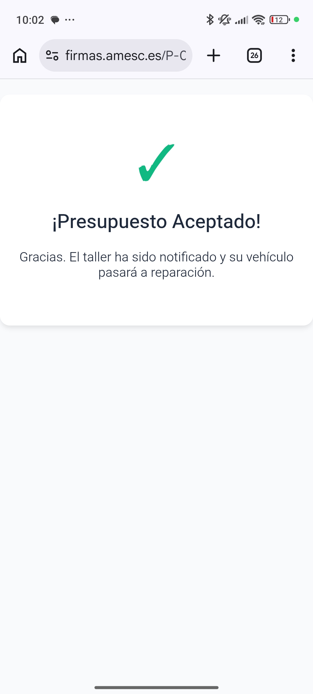 Presupuesto Firmado Digitalmente